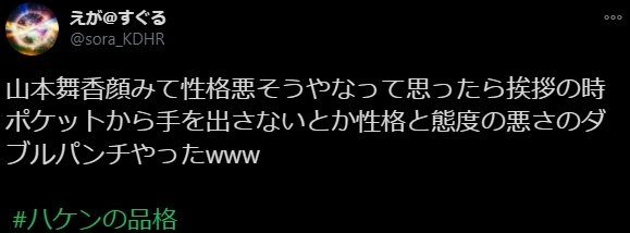 山本舞香ネットの声5