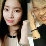 ジミンとTWICEダヒョンは熱愛恋人?ペアのアクセサリーっぽいのは?