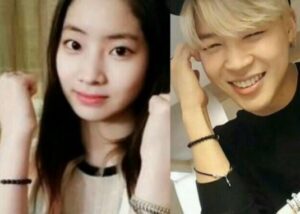 ジミンとTWICEダヒョンは熱愛恋人？ペアのアクセサリーっぽいのは？